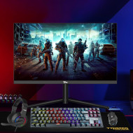 طقم ألعاب متكامل TWISTED MINDS TM-FUSION-XI 4 في 1 – لوحة مفاتيح، فأرة، سماعة، ولوحة ماوس بإضاءة RGB