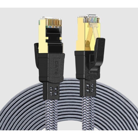 كابل إيثرنت عالي السرعة TWISTED MINDS CAT 8 بطول 20 متر – سرعة 40Gbps