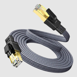 كابل إيثرنت عالي السرعة TWISTED MINDS CAT 8 بطول 3 أمتار – سرعة 40Gbps كابل إيثرنت عالي السرعة TWISTED MINDS CAT 8 بطول 3 أمتار – سرعة 40Gbps