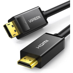 كابل DisplayPort إلى HDMI بطول 3 أمتار UGREEN    كابل DisplayPort إلى HDMI بطول 3 أمتار UGREEN