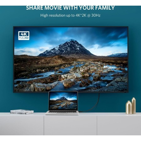كابل DisplayPort إلى HDMI بطول 3 أمتار UGREEN