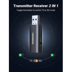 محول الصوت اللاسلكي بتقنية Bluetooth 5.1   محول الصوت اللاسلكي بتقنية Bluetooth 5.1