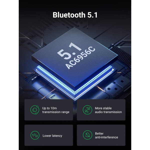 محول الصوت اللاسلكي بتقنية Bluetooth 5.1 محول الصوت اللاسلكي بتقنية Bluetooth 5.1