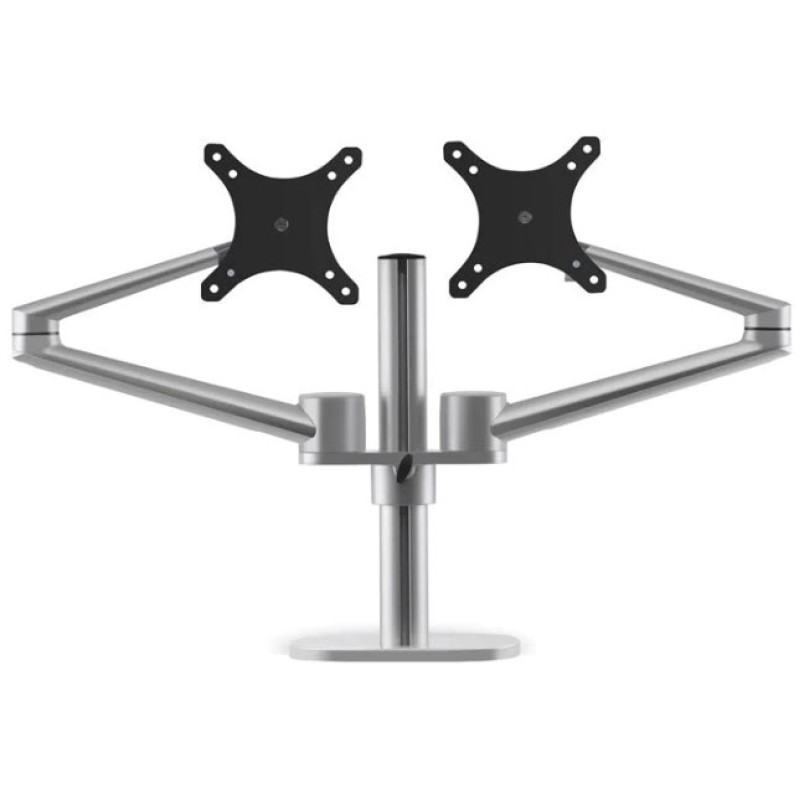 UPERGO OL-2 POLE MOUNTED DUAL MONITOR ARM (17" - 32") -SILVER