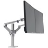 UPERGO OL-2 POLE MOUNTED DUAL MONITOR ARM (17" - 32") -SILVER