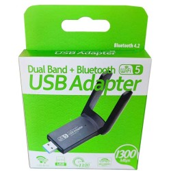 حول USB Wi-Fi 5 ثنائي النطاق مع بلوتوث 4.2 - اتصال عالي السرعة حول USB Wi-Fi 5 ثنائي النطاق مع بلوتوث 4.2 - اتصال عالي السرعة