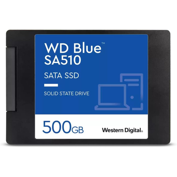 قرص SSD وسترن ديجيتال بلو SA510 –  داخلي 2.5 بوصة بسعة 500 جيجابايت