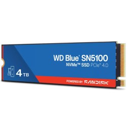 WD Blue SN5100 4TB NVMe PCIe Gen 4 M.2 2280 Internal SSD - Up to 6900MB/s WD Blue SN5100 4TB NVMe PCIe Gen 4 M.2 2280 Internal SSD - Up to 6900MB/s