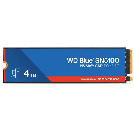 قرص تخزين داخلي WD Blue SN5100 سعة 4TB - واجهة PCIe Gen4 - سرعة 6900MB/s