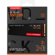 WD_BLACK SN7100 NVMe SSD 2TB - PCIe Gen4 M.2 2280 - Up to 7250MB/s Read Speed