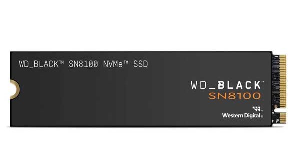 WD Black SN8100 M.2 2280 PCIe Gen5 SSD 4TB Up to 14,900 MB/s