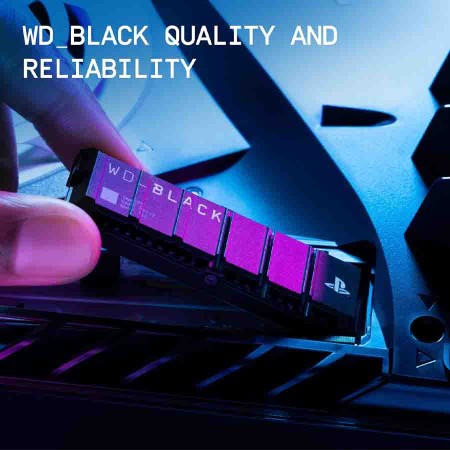 WD_BLACK SN850P NVMe SSD with Heatsink for PS5 1TB - Up to 7300MB/s Read Speed