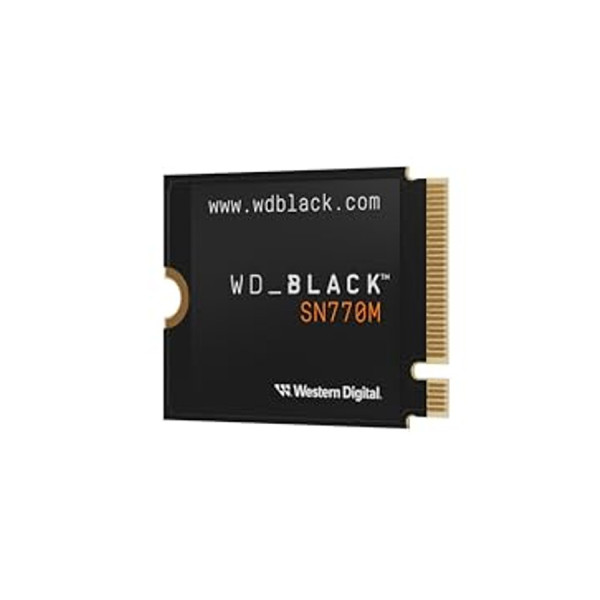 وسيط تخزين داخلي WD_BLACK SN770M مقاس M.2 2230 يدعم منفذ PCIe Gen4 سرعة قراءة تصل إلى 5150 ميجابايت/ثانية - 2 تيرابايت