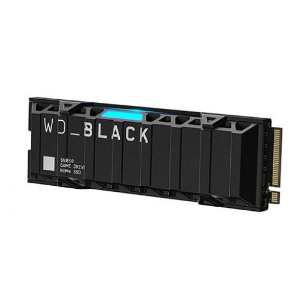 قرص تخزين داخلي عالي السرعة دبليو دي بلاك متوافق مع الكمبيوتر و البلايستيشن 5 - WD Black SN850 1TB NVMe  Up To 7,000 Mb/s