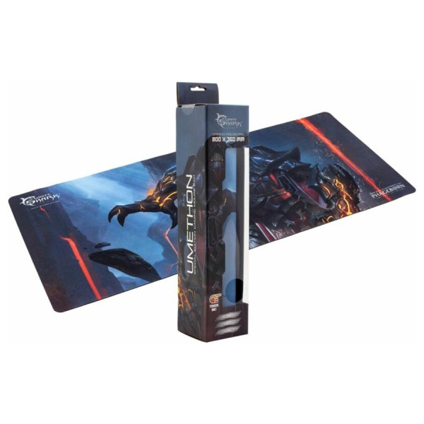 ماوس باد White Shark MP-1877 UMETHON PHAGEBORN, مقاس XXL, ابعادها (800 × 350 مم) × 3 ملم, السطح  قماشي ناعم, مقاومة للماء, قاعدة مطاطية غير قابلة للانزلاق - أسود