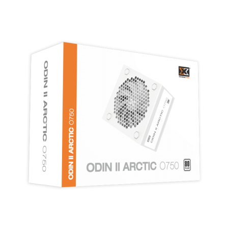 XIGMATEK ODIN II Arctic 750 Watt, ATX Power Supply, 80 PLUS Certified, Optimized Cooling Solution - WHITE