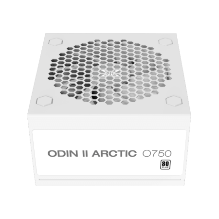 XIGMATEK ODIN II Arctic 750 Watt, ATX Power Supply, 80 PLUS Certified, Optimized Cooling Solution - WHITE