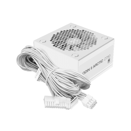 XIGMATEK ODIN II Arctic 750 Watt, ATX Power Supply, 80 PLUS Certified, Optimized Cooling Solution - WHITE