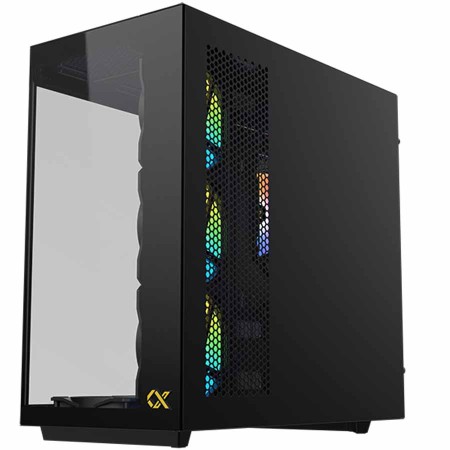 Xigmatek Cubi II Case - 7 ARGB Fans - E-ATX Support - USB-C & USB 3.0 - Black