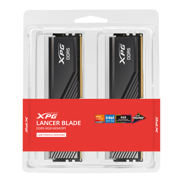 Gaming RAM XPG Lancer Blade RGB DDR5 32GB (2x16GB) 6000MHz - Black