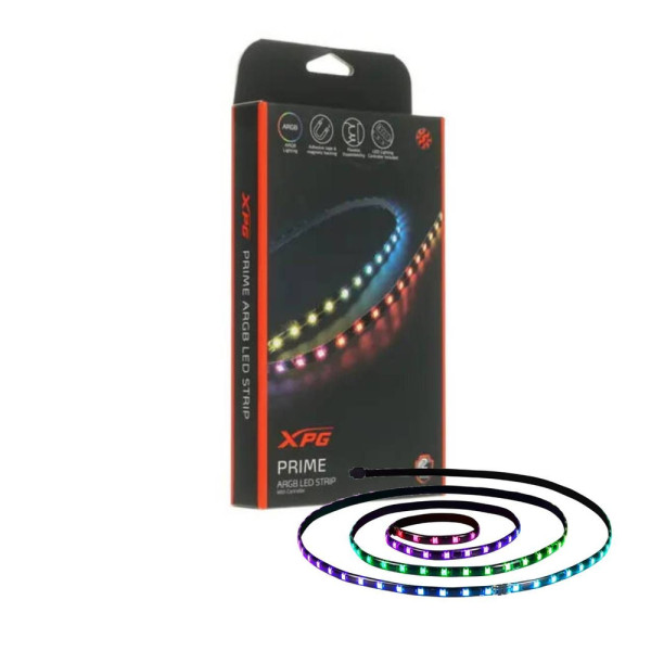 شريط إضاءة XPG PRIME ARGB مع وحدة تحكم شريط إضاءة XPG PRIME ARGB مع وحدة تحكم