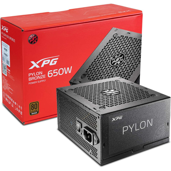 XPG PYLON BRONZE 650W POWER SUPPLY 80+ BRONZE XPG PYLON BRONZE 650W POWER SUPPLY 80+ BRONZE