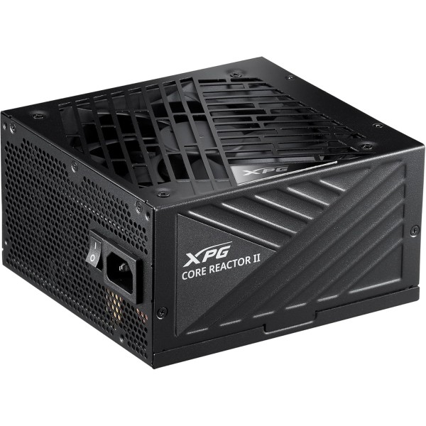مزود طاقة XPG CORE REACTOR II, بقدرة 1100 واط, كفاءة 80+ Gold, دعم معيار ATX 3.1, كابلات قابلة للفصل Fully Modular لسهولة التركيب - أسود