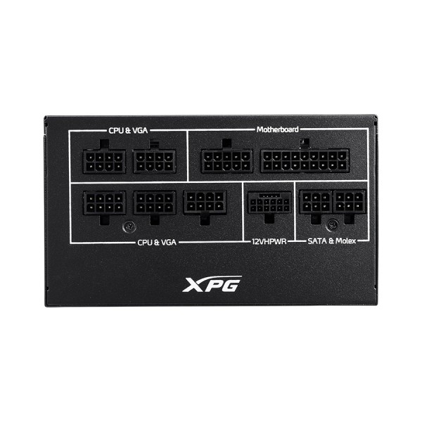 مزود طاقة XPG CORE REACTOR II, بقدرة 850 واط, كفاءة 80+ Gold, دعم معيار ATX 3.1 و PCIe 5.0, كابلات قابلة للفصل Fully Modular لسهولة التركيب - أسود مزود طاقة XPG CORE REACTOR II, بقدرة 850 واط, كفاءة 80+ Gold, دعم معيار ATX 3.1 و PCIe 5.0, كابلات قابلة للفصل Fully Modular لسهولة التركيب - أسود