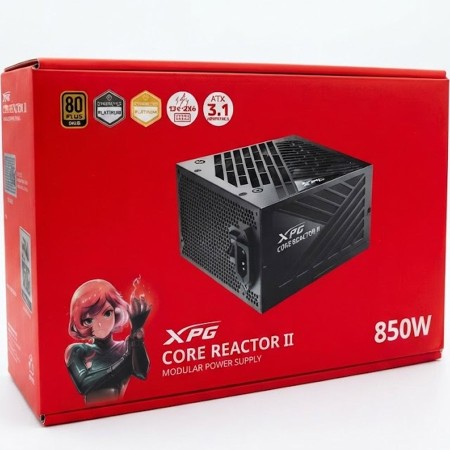 مزود طاقة XPG CORE REACTOR II - بقدرة 850W - 80 PLUS Gold - كامل الأنماط مزود طاقة XPG CORE REACTOR II - بقدرة 850W - 80 PLUS Gold - كامل الأنماط