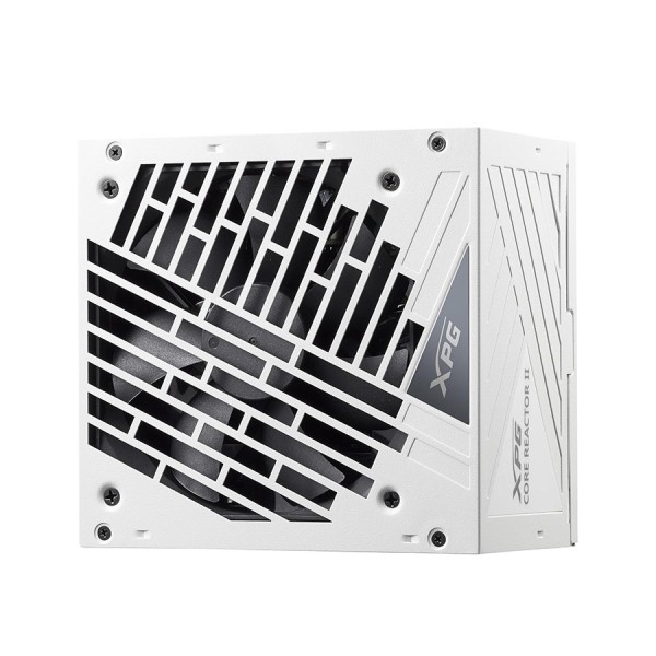 مزود طاقة XPG CORE REACTOR II, بقدرة 850 واط, كفاءة 80+ Gold, دعم معيار ATX 3.1 و PCIe 5.0, كابلات قابلة للفصل Fully Modular لسهولة التركيب - أبيض