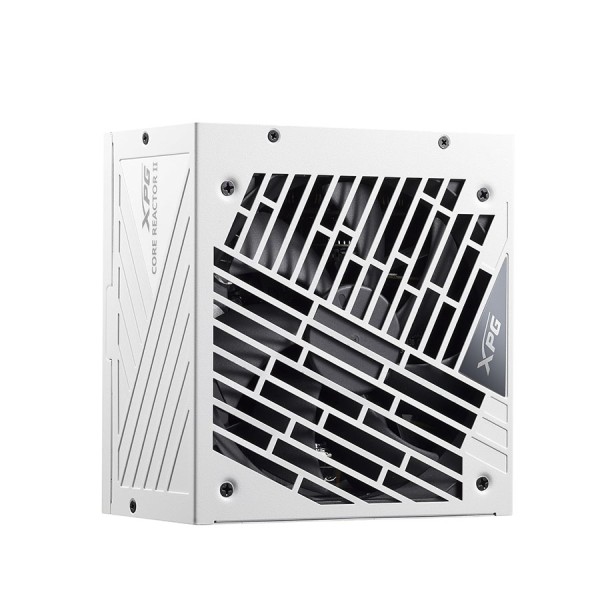 مزود طاقة XPG CORE REACTOR II, بقدرة 850 واط, كفاءة 80+ Gold, دعم معيار ATX 3.1 و PCIe 5.0, كابلات قابلة للفصل Fully Modular لسهولة التركيب - أبيض