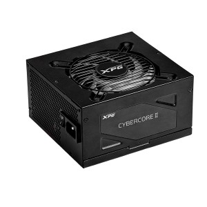 مزود طاقة XPG CYBERCORE II, بقدرة 1300 واط, شهادة كفاءة 80+ Platinum, دعم معيار ATX 3.1, كابلات قابلة للفصل Fully Modular لسهولة التركيب - أسود