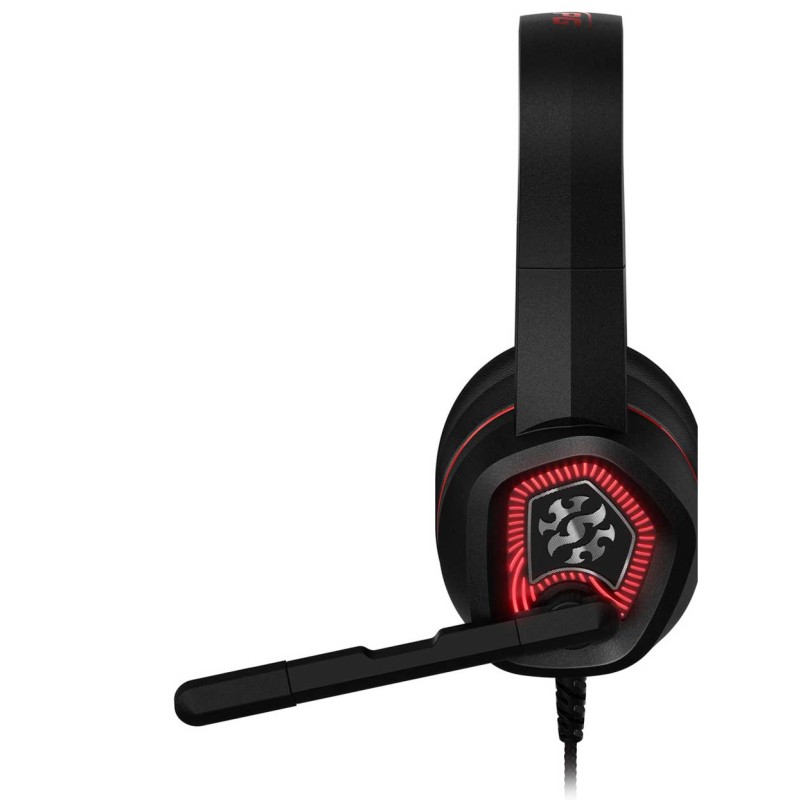XPG EMIX H20 Wired Virtual 7.1 Surround Sound RGB Gaming Headset with Adjustable Microphone