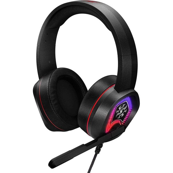 XPG EMIX H20 Wired Virtual 7.1 Surround Sound RGB Gaming Headset with Adjustable Microphone - سماعة رأس محيطية اكس بي جي ايميكس