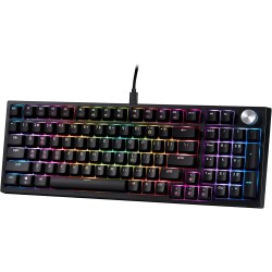لوحة مفاتيح احترافية  XPG Sorcerer 96%, مفاتيح ميكانيكية مخصصة,إضاءة RGB لكل زر على حدة, كابل USB-C قابل للفصل, تعديل شدة الإضاءة - أسود   لوحة مفاتيح احترافية  XPG Sorcerer 96%, مفاتيح ميكانيكية مخصصة,إضاءة RGB لكل زر على حدة, كابل USB-C قابل للفصل, تعديل شدة الإضاءة - أسود