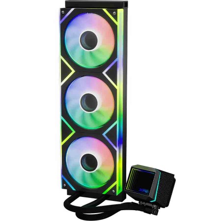 مبرد مائي XPG LEVANTE II 360 - رادياتير 360مم - 3 مراوح PWM - دعم Intel/AMD مبرد مائي XPG LEVANTE II 360 - رادياتير 360مم - 3 مراوح PWM - دعم Intel/AMD