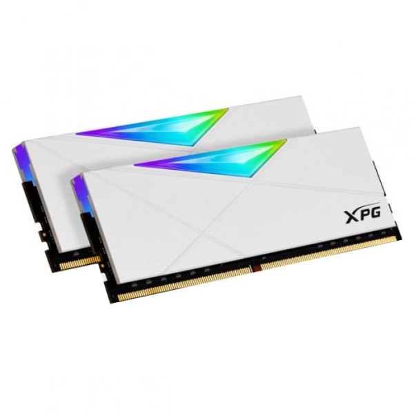 إكس بي جي سبيكتريكس  دي 50 رامات 32GB (2X16GB) DDR4 بسرعة 3600 هيرتز تدعم ار جي بي  - أبيض