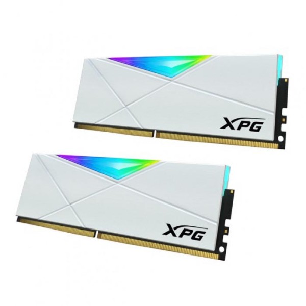 إكس بي جي سبيكتريكس  دي 50 رامات 32GB (2X16GB) DDR4 بسرعة 3600 هيرتز تدعم ار جي بي  - أبيض