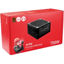 مزود طاقة XPG PYLON II - بقدرة 750W - 80 PLUS Bronze