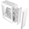صندوق احترافي XPG Valor Air Plus, يأتي مع 4 مراوح مضيئة مثبتة مسبقا مقاس 120 مم, يدعم لوحات ATX / Micro-ATX / Mini-ITX - أبيض