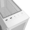 صندوق احترافي XPG Valor Air Plus, يأتي مع 4 مراوح مضيئة مثبتة مسبقا مقاس 120 مم, يدعم لوحات ATX / Micro-ATX / Mini-ITX - أبيض