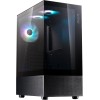 صندوق ميني XPG Invader X Mini, يأتي مع 5 مراوح ARGB بحجم 120 مم, يدعم اللوحات ATX / Micro-ATX / Mini-ITX - أسود