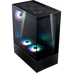 صندوق ميني XPG Invader X Mini, يأتي مع 5 مراوح ARGB بحجم 120 مم, يدعم اللوحات ATX / Micro-ATX / Mini-ITX - أسود صندوق ميني XPG Invader X Mini, يأتي مع 5 مراوح ARGB بحجم 120 مم, يدعم اللوحات ATX / Micro-ATX / Mini-ITX - أسود