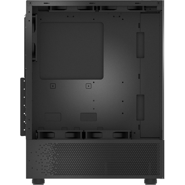 صندوق ميني XPG Invader X Mini, يأتي مع 5 مراوح ARGB بحجم 120 مم, يدعم اللوحات ATX / Micro-ATX / Mini-ITX - أسود