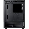صندوق ميني XPG Invader X Mini, يأتي مع 5 مراوح ARGB بحجم 120 مم, يدعم اللوحات ATX / Micro-ATX / Mini-ITX - أسود