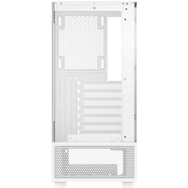 صندوق ميني XPG Invader X Mini, يأتي مع 5 مراوح ARGB بحجم 120 مم, يدعم اللوحات ATX / Micro-ATX / Mini-ITX - أيبض