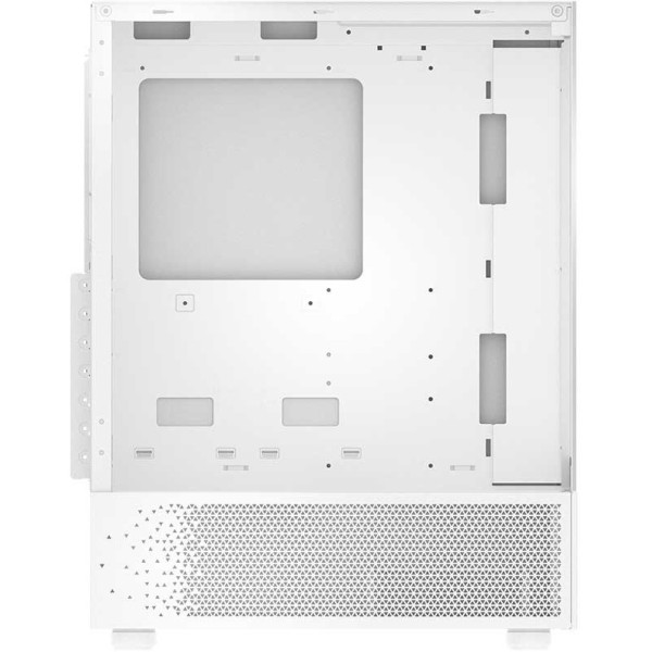 صندوق ميني XPG Invader X Mini, يأتي مع 5 مراوح ARGB بحجم 120 مم, يدعم اللوحات ATX / Micro-ATX / Mini-ITX - أيبض