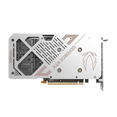 كرت شاشة ZOTAC GAMING RTX 5060 Twin Edge, ذاكرة 8 جيجابايت GDDR7, تصميم مزدوج للمراوح, واجهة PCIe 5.0, دعم تقنيات NVIDIA الحديثة - أبيض