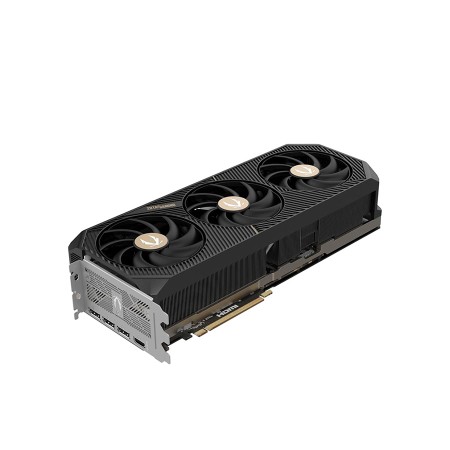 كرت شاشة احترافي ZOTAC SOLDI GeForce RTX 5070 Ti  , ذاكرة 16GB GDDR7, تبريد ثلاثي المراوح, اصدار مكسور السرعة OC, يدعم تقنيات  Ray Tracing وDLSS 4 وNVIDIA Reflex - أسود