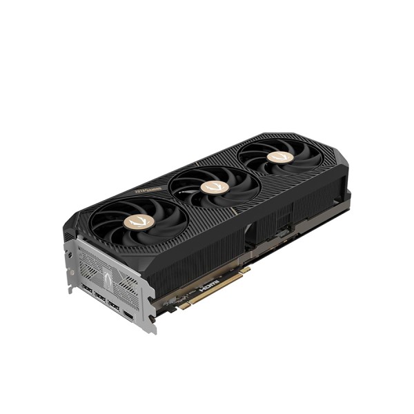 كرت شاشة احترافي ZOTAC SOLDI GeForce RTX 5070 Ti  , ذاكرة 16GB GDDR7, تبريد ثلاثي المراوح, اصدار مكسور السرعة OC, يدعم تقنيات  Ray Tracing وDLSS 4 وNVIDIA Reflex - أسود